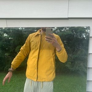 Stussy Yellow Bomber Jacket Men’s small